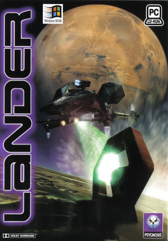 Front Cover for Lander (Windows) (Dice Computer Games release)