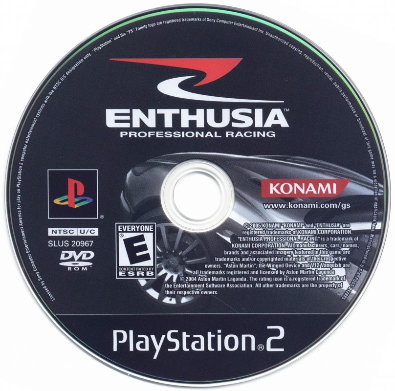 Media for Enthusia: Professional Racing (PlayStation 2)