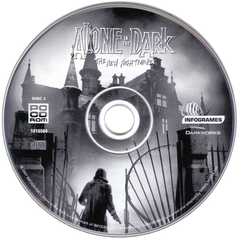 Media for Alone in the Dark: The New Nightmare (Windows) (Best of Atari series): Disc 1/3