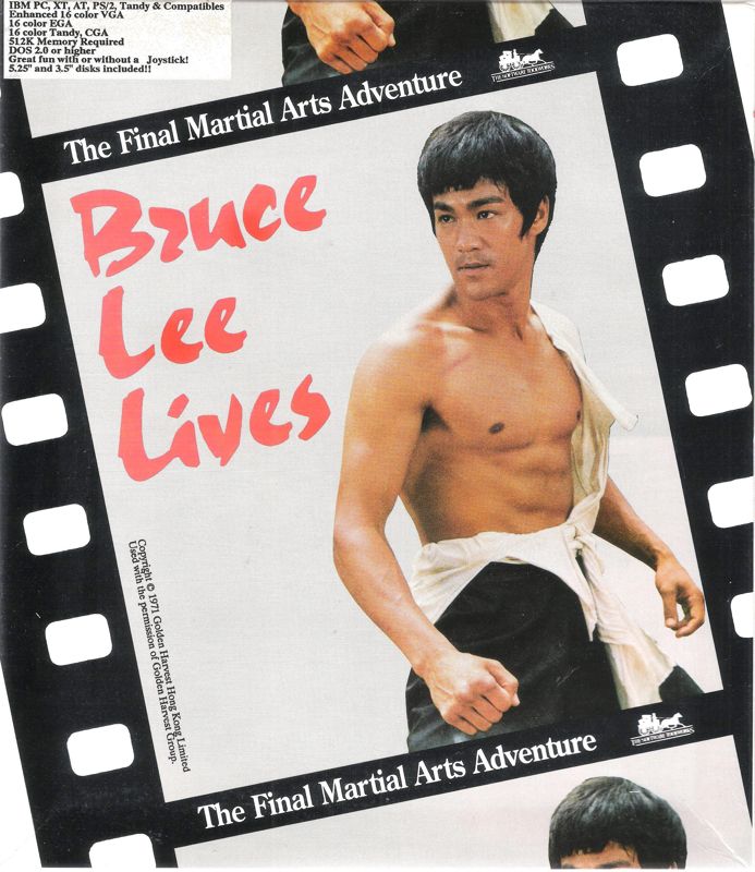 Front Cover for Bruce Lee Lives (DOS) (Dual Media release)