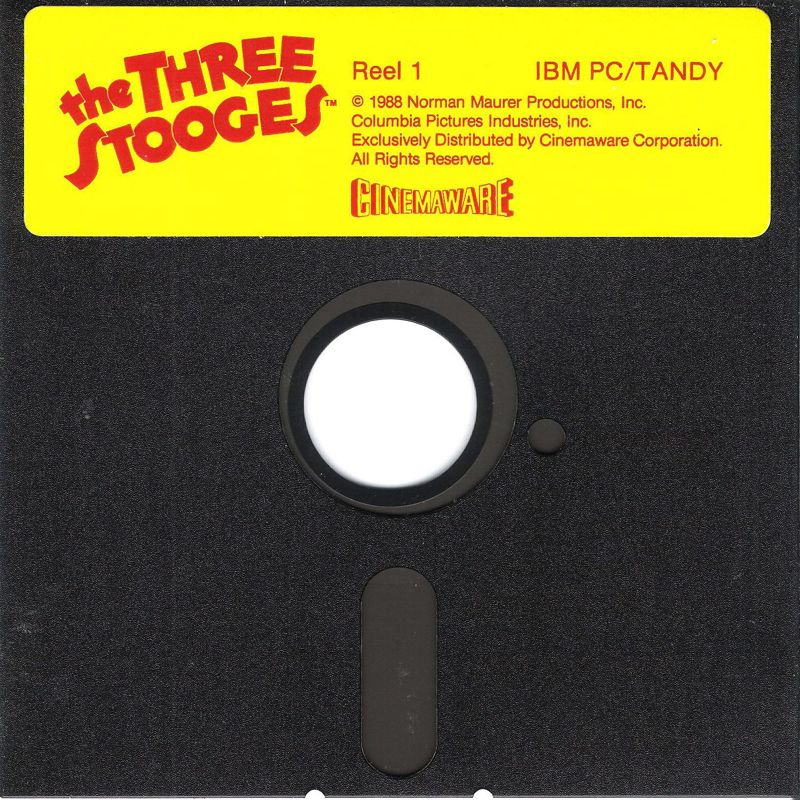 Media for The Three Stooges (DOS) (5.25" release): Disk 1/2