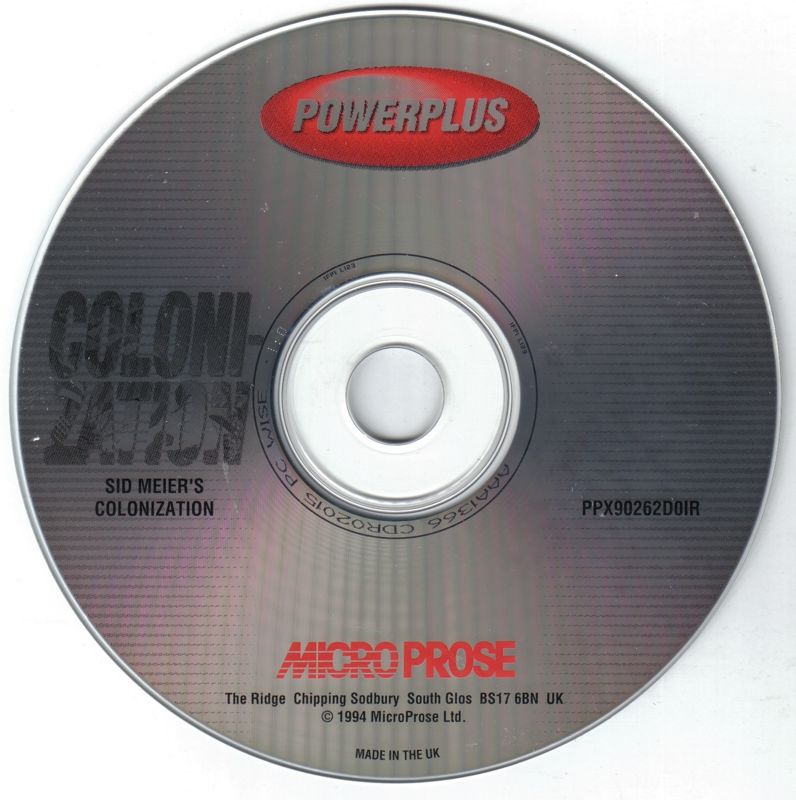 Media for Sid Meier's Colonization (DOS) (Powerplus release)