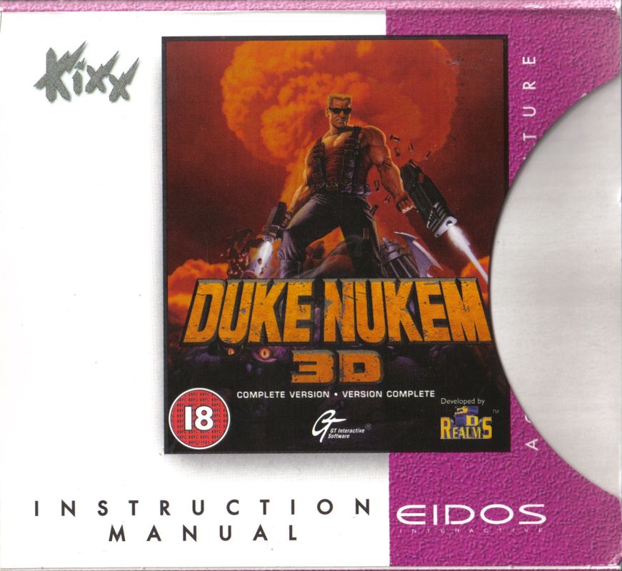 Inside Cover for Duke Nukem 3D (DOS) (Kixx release): Far Right
