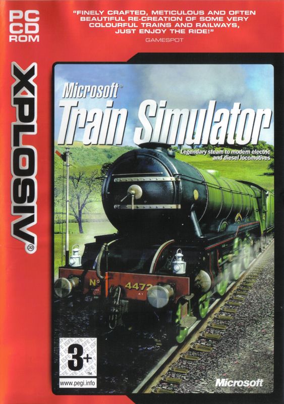 Front Cover for Microsoft Train Simulator (Windows) (Xplosiv release)