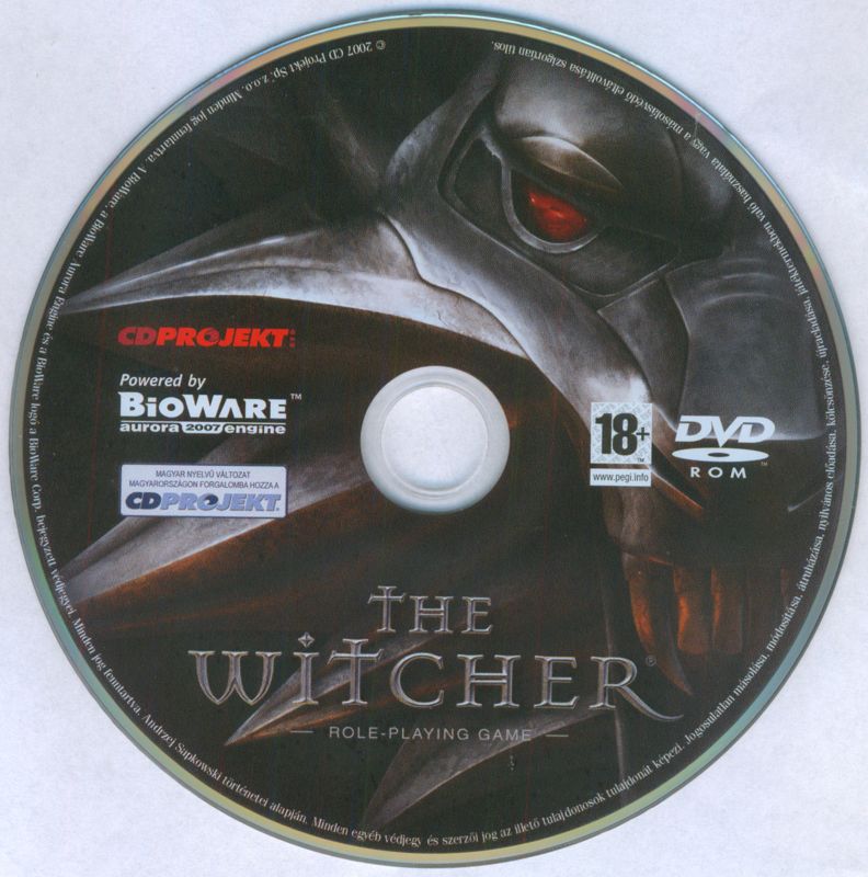 Media for The Witcher (Windows): Game DVD