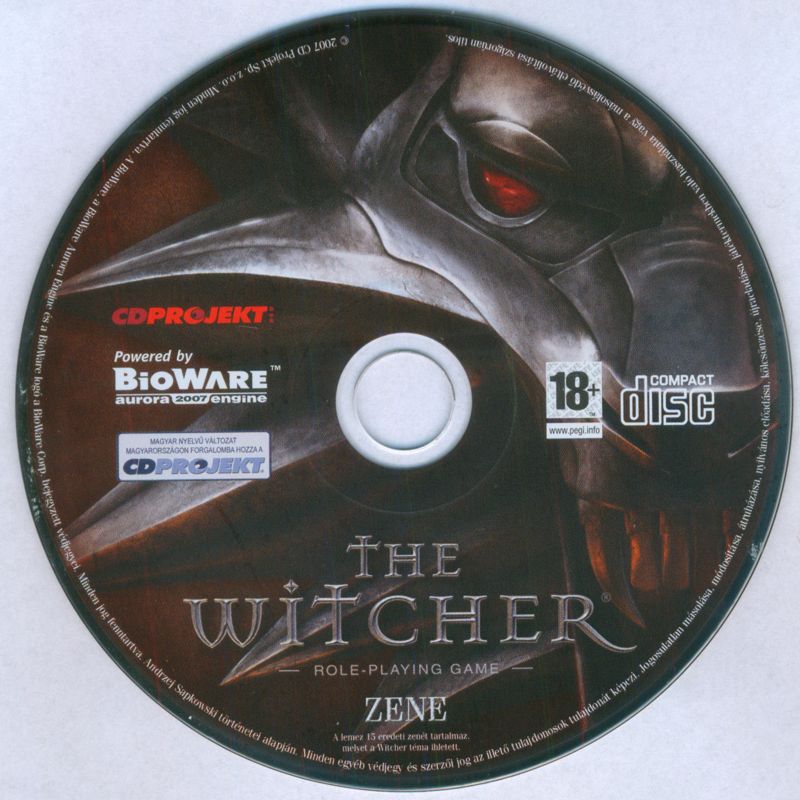 Media for The Witcher (Windows): Music CD
