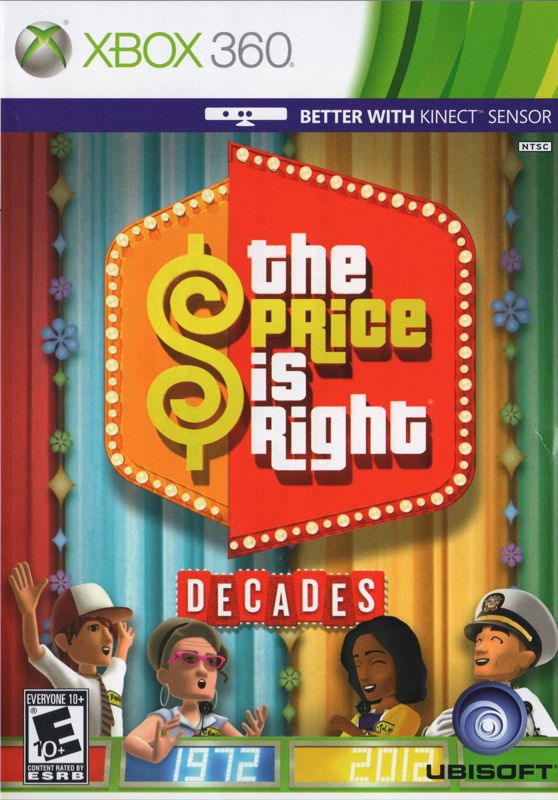 Front Cover for The Price is Right: Decades (Xbox 360)