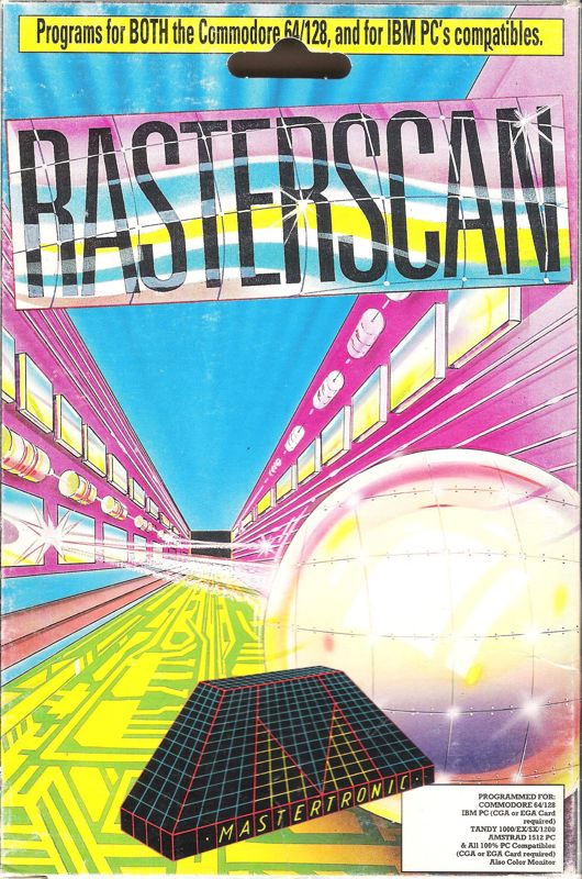 Front Cover for Rasterscan (Commodore 64 and PC Booter)