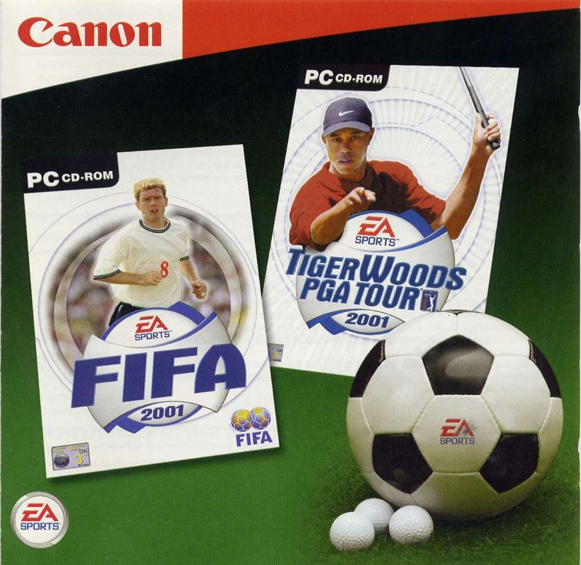 Front Cover for FIFA 2001 / Tiger Woods PGA Tour 2001 (Windows)