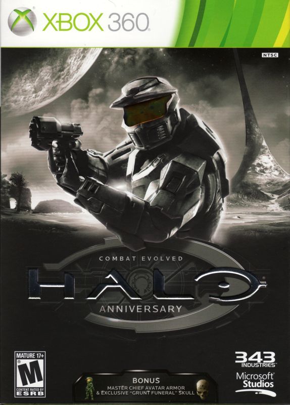 Front Cover for Halo: Combat Evolved - Anniversary (Xbox 360) (U.S. Preorder version): Embossed