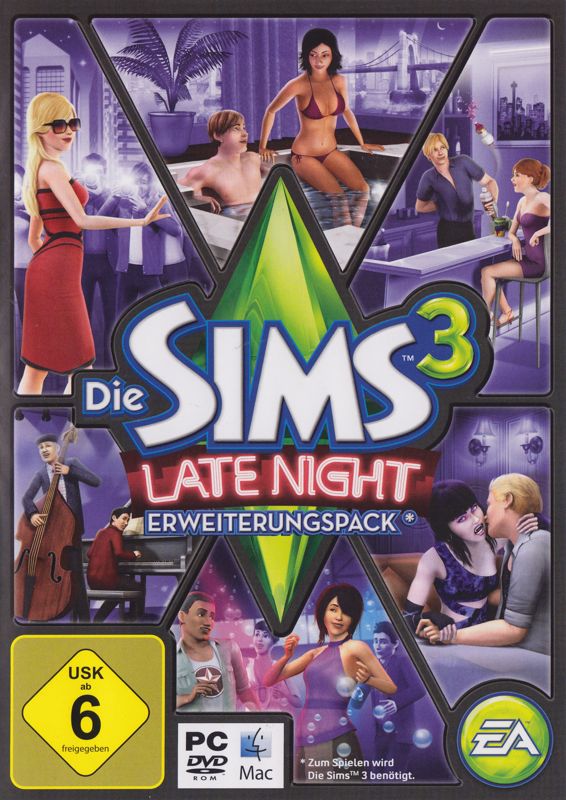 Front Cover for The Sims 3: Late Night (Macintosh and Windows)