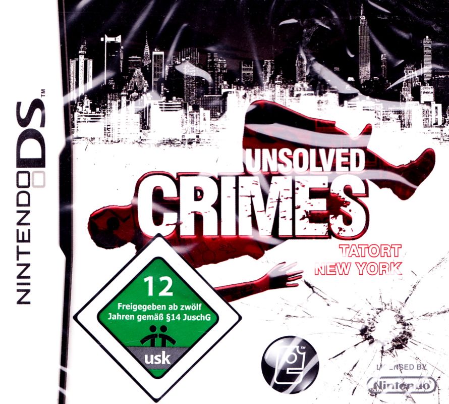 Front Cover for Unsolved Crimes (Nintendo DS)