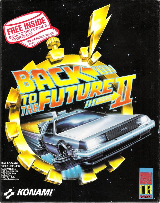 Front Cover for Back to the Future Part II (DOS) (Dual Media Release)