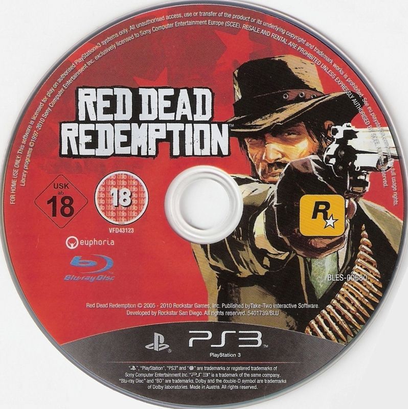 Red Dead Redemption cover or packaging material - MobyGames