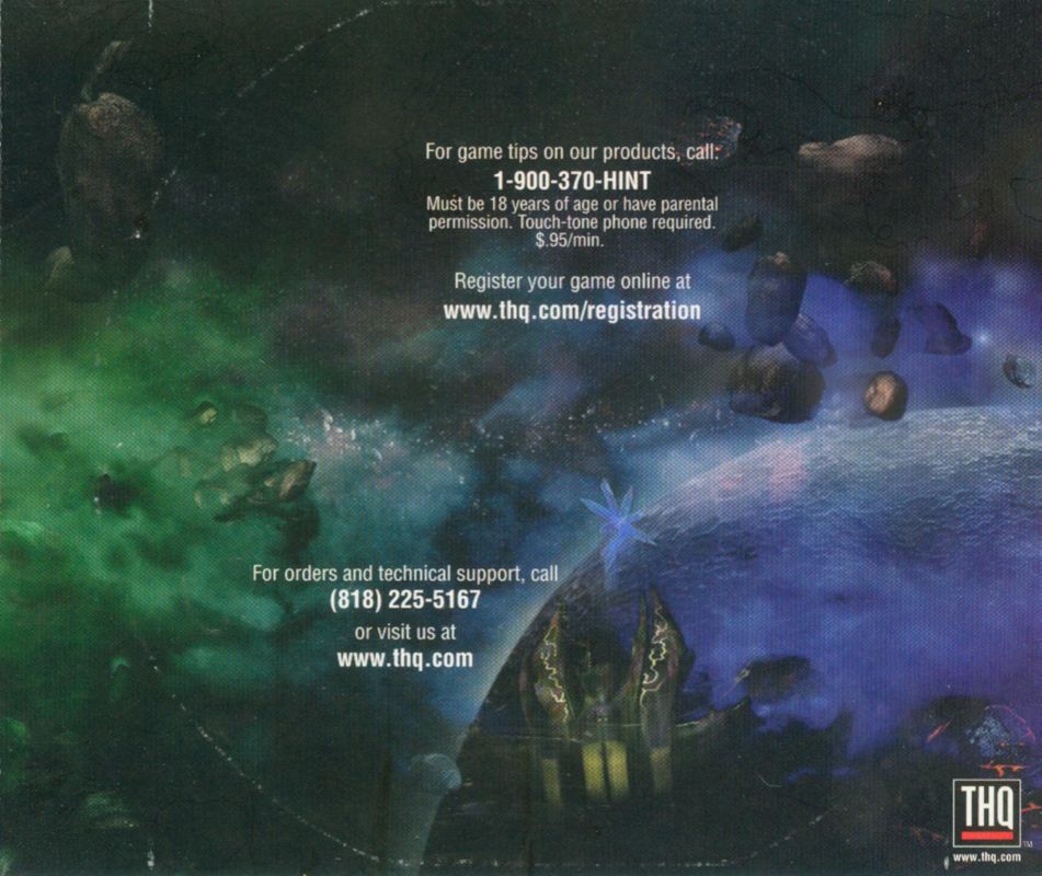 Other for Sinistar: Unleashed (Windows): Jewel Case - Inside Back