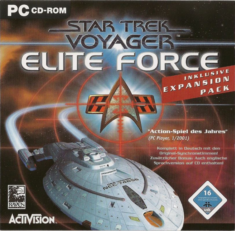 Front Cover for Star Trek: Voyager - Elite Force: Gold Bundle (Windows) (Software Pyramide release): Jewel Case / Manual - Front