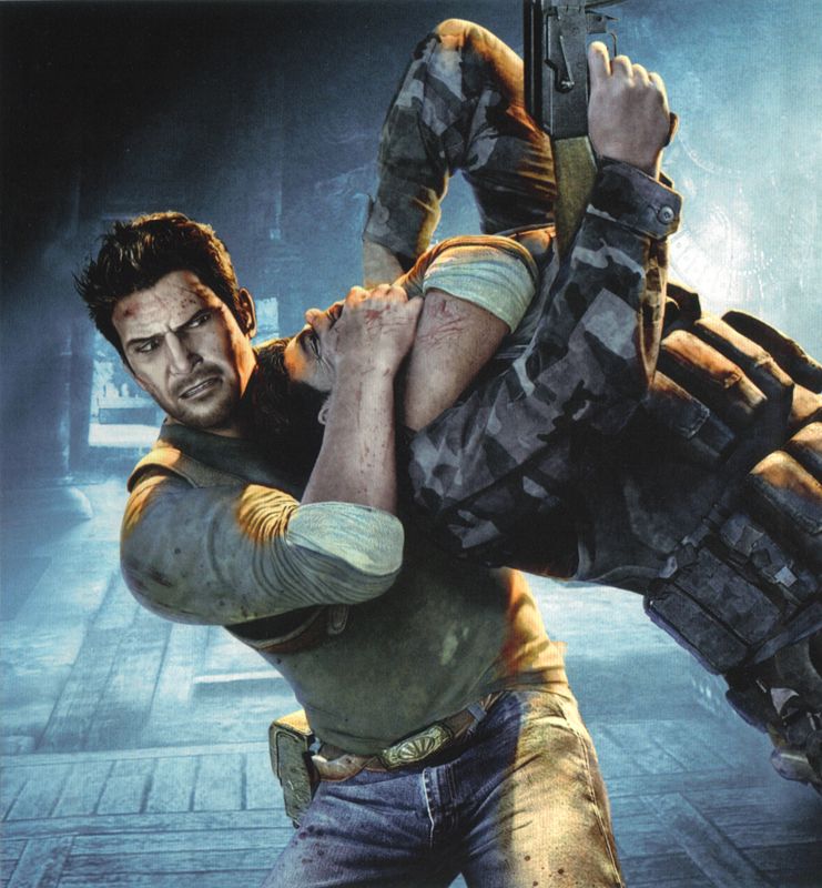 Inside Cover for Uncharted 2: Among Thieves - Game of the Year Edition (PlayStation 3): Left