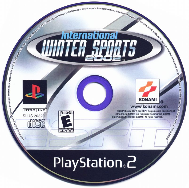 Media for ESPN International Winter Sports 2002 (PlayStation 2)