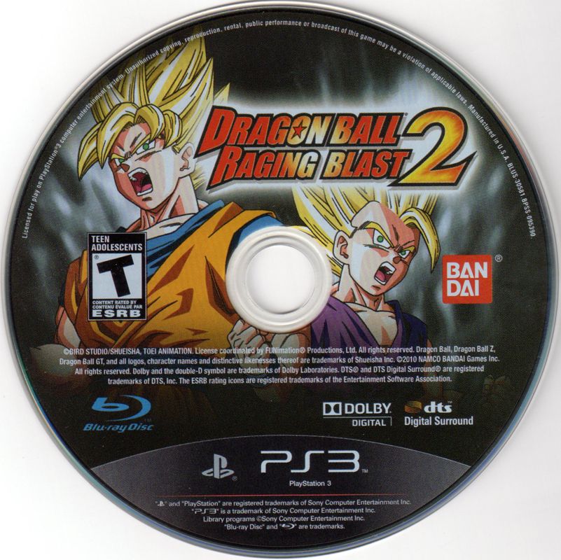 Media for Dragon Ball: Raging Blast 2 (PlayStation 3)