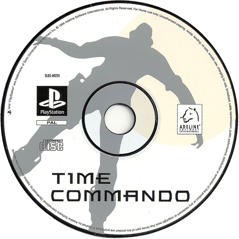 Media for Time Commando (PlayStation)