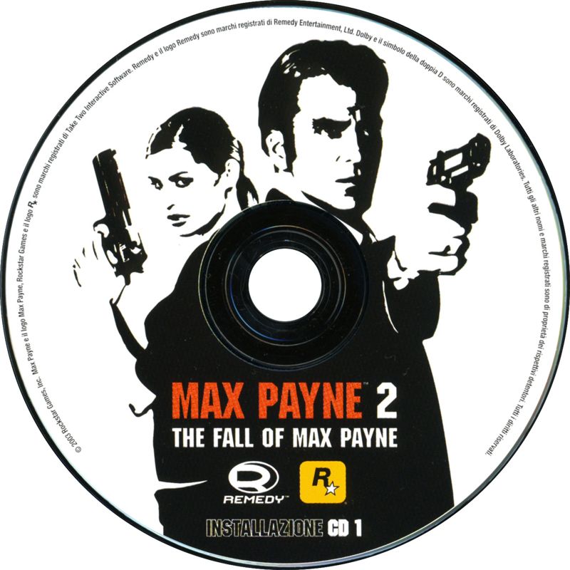 Media for Max Payne 2: The Fall of Max Payne (Windows): Install Disc 1