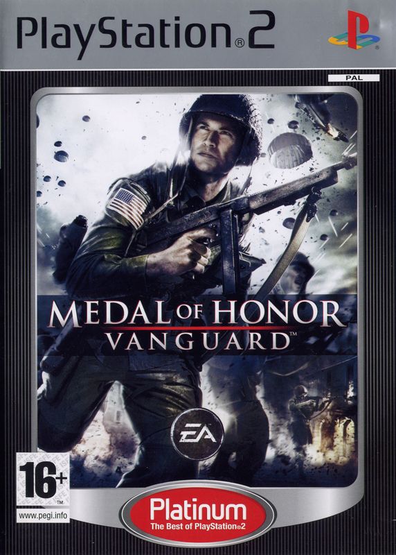 Front Cover for Medal of Honor: Vanguard (PlayStation 2) (Platinum release)