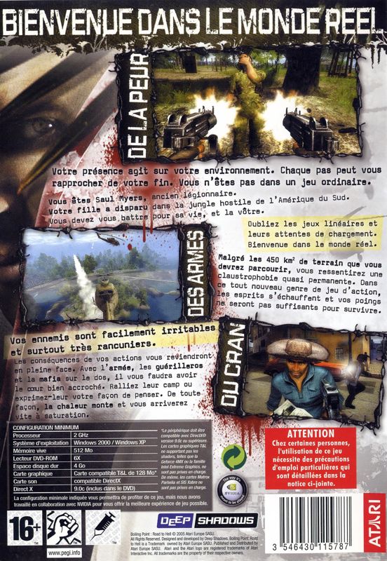 Back Cover for Boiling Point: Road to Hell (Windows)