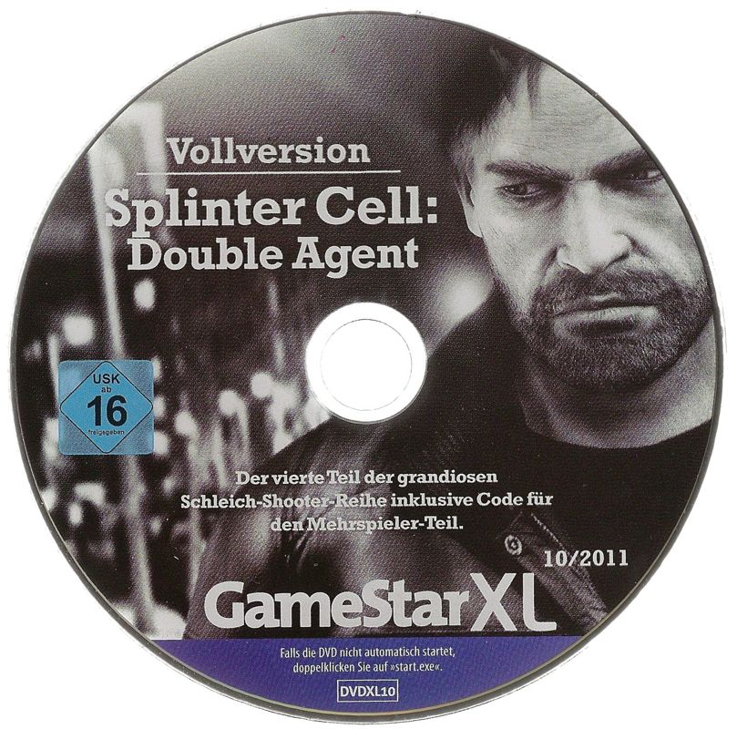 Media for Tom Clancy's Splinter Cell: Double Agent (Windows) (GameStar XL 10/2011 covermount)