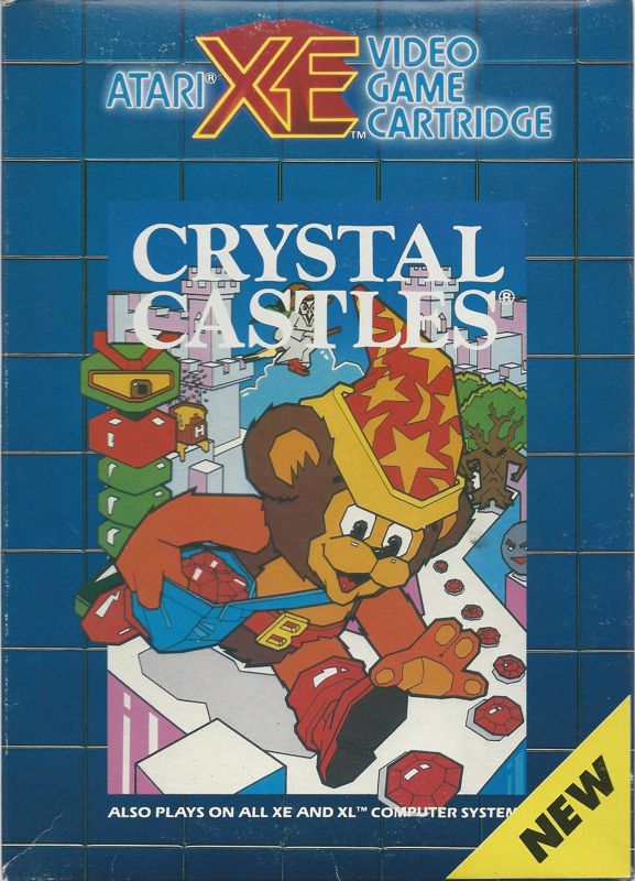 Front Cover for Crystal Castles (Atari 8-bit)