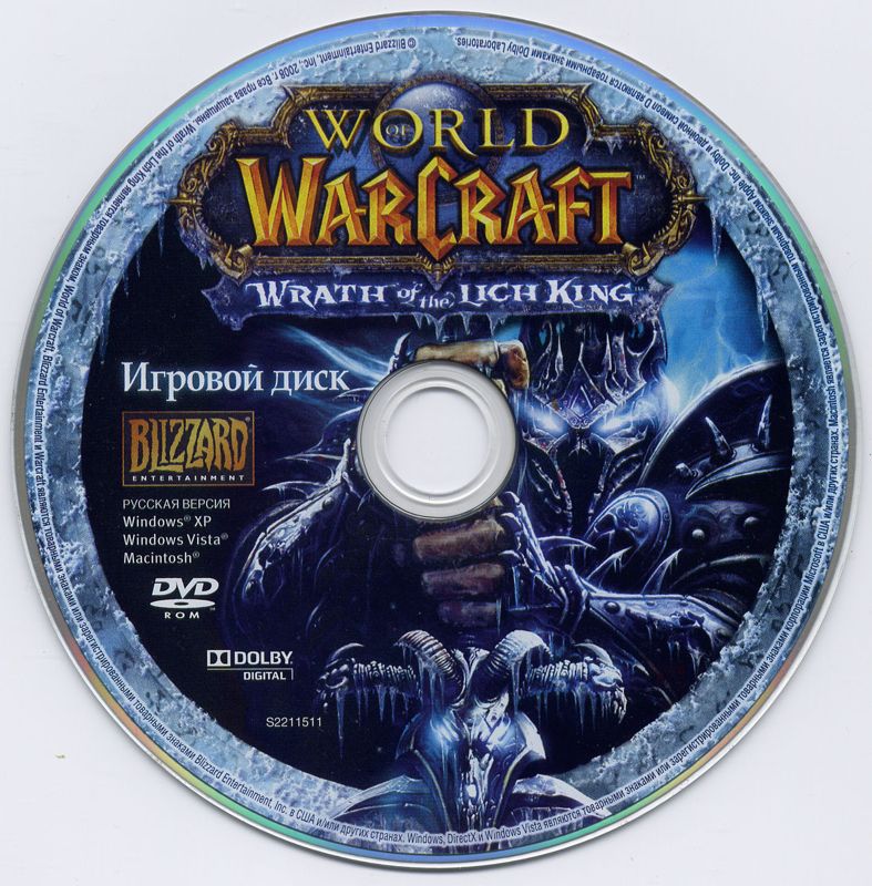Media for World of WarCraft: Wrath of the Lich King (Macintosh and Windows)