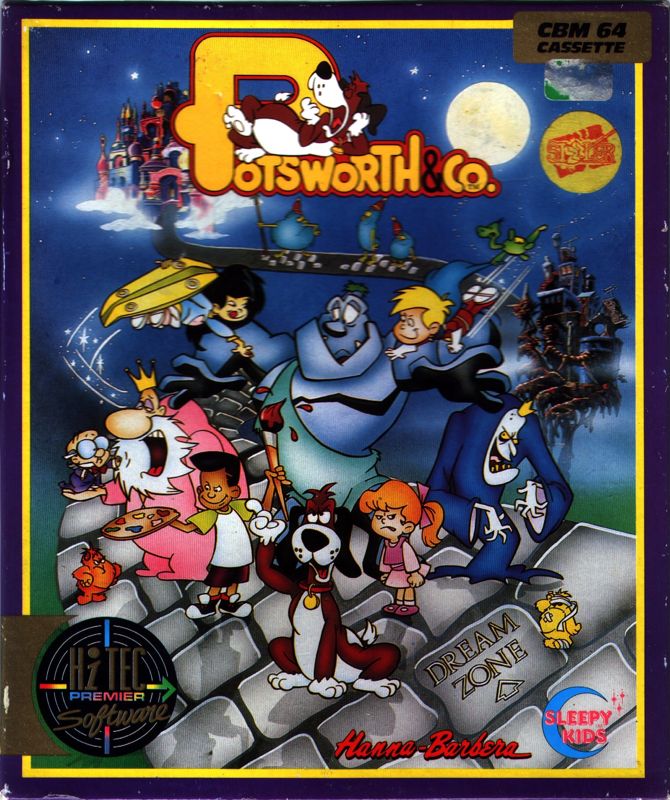 Front Cover for Potsworth & Co. (Commodore 64)