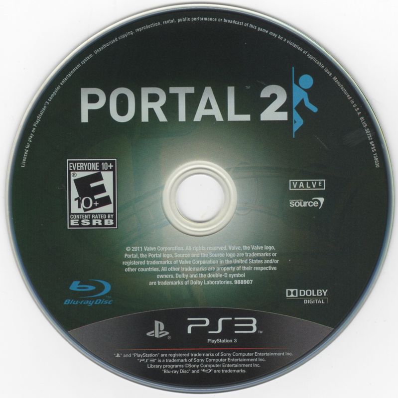 Media for Portal 2 (PlayStation 3)