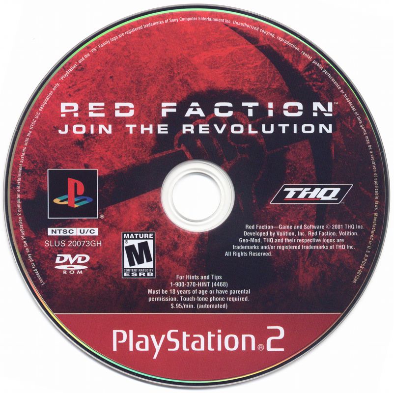 Media for Red Faction (PlayStation 2) (Greatest Hits release)