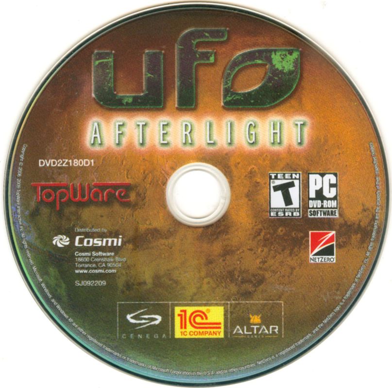 Media for UFO: Afterlight (Windows) (Cosmi DVD-ROM release)