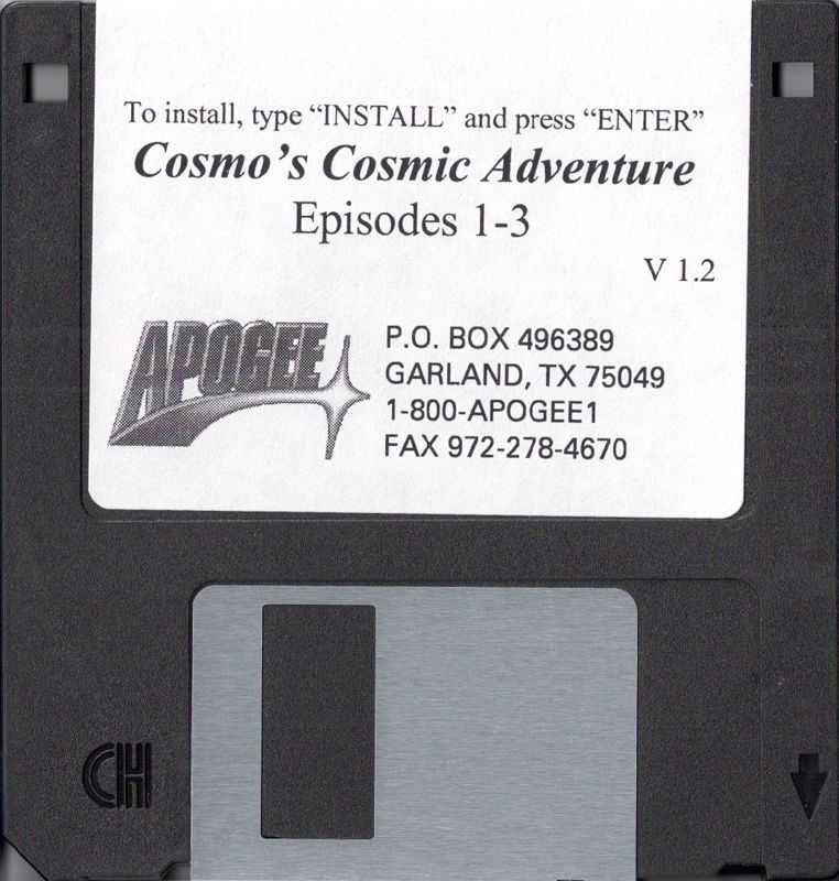 Media for Cosmo's Cosmic Adventure (DOS) (Mail-order release): Disk 1/1