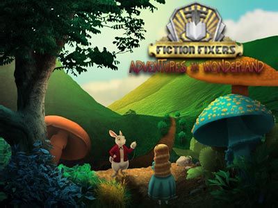 Front Cover for Fiction Fixers: Adventures in Wonderland (Windows) (Yahoo! Games release)
