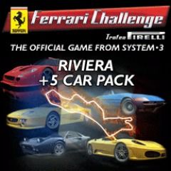 Front Cover for Ferrari Challenge: Trofeo Pirelli - Riviera + 5 Car Pack (PlayStation 3) (download release)