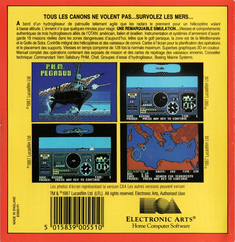 Back Cover for PHM Pegasus (DOS)