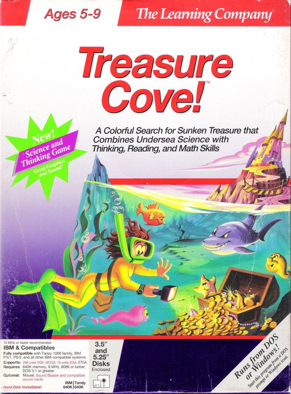 Front Cover for Treasure Cove! (DOS) (Dual Media Release)