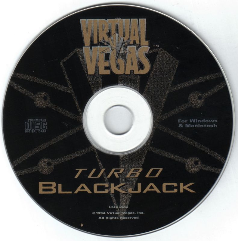Media for Virtual Vegas: Turbo Blackjack (Macintosh and Windows 3.x)