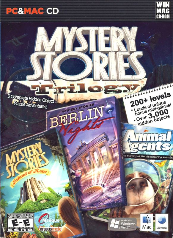 Front Cover for Mystery Stories Trilogy (Macintosh and Windows)