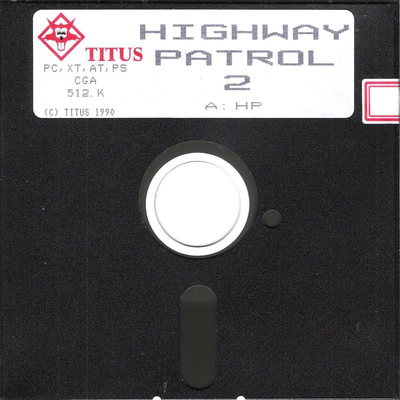 Media for Highway Patrol II (DOS): CGA Disk