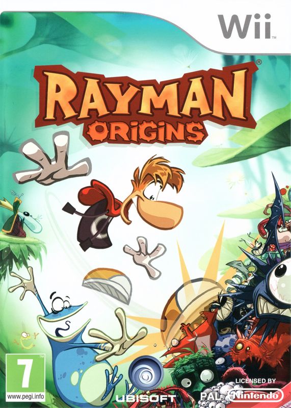 Front Cover for Rayman Origins (Wii)