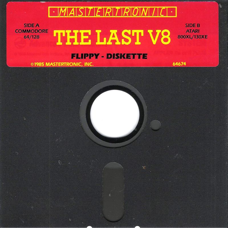 Media for The Last V8 (Atari 8-bit and Commodore 64)