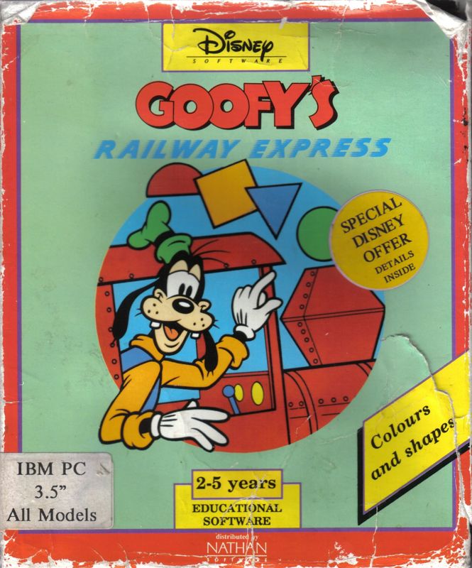 Front Cover for Goofy's Railway Express (DOS)