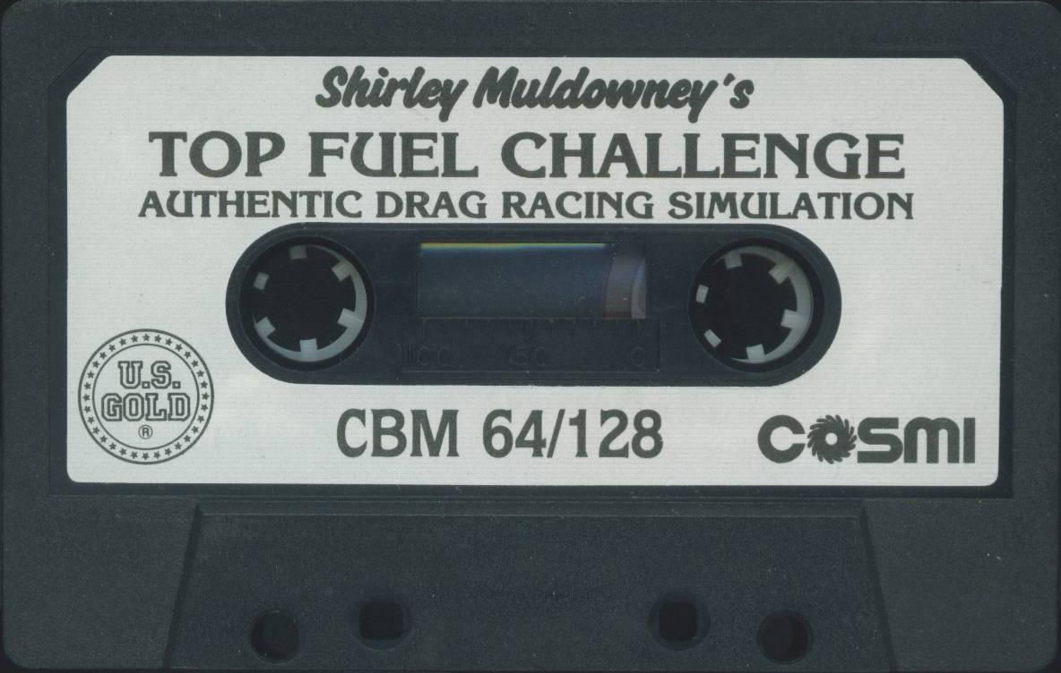 Media for Shirley Muldowney's Top Fuel Challenge (Commodore 64)