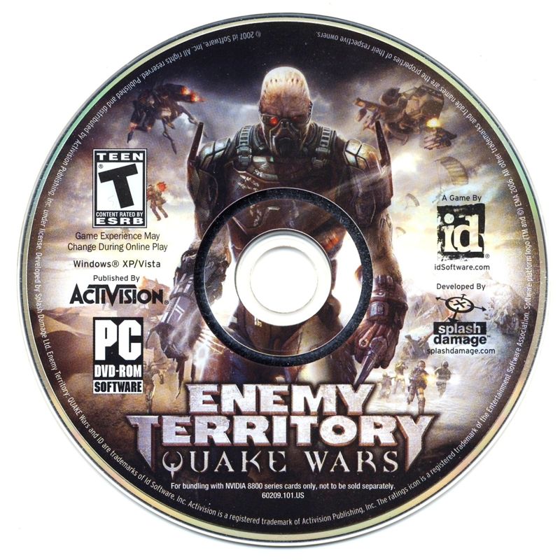 Media for Enemy Territory: Quake Wars (Windows) (Nvidia 8800GT graphics card bundle release)