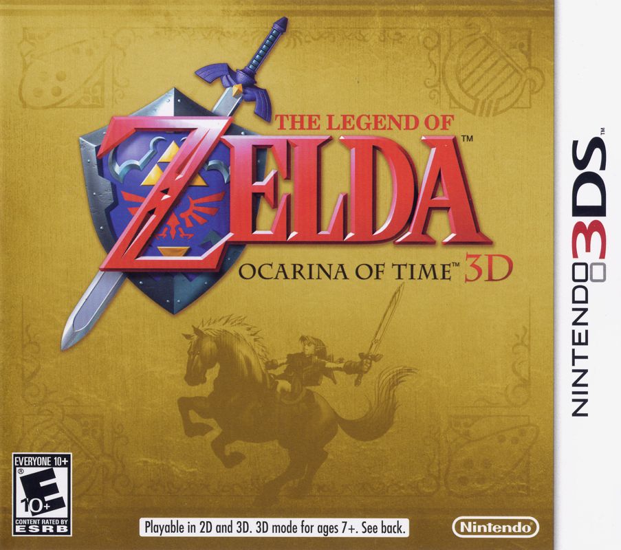 The Legend of Zelda: Ocarina of Time cover or packaging material - MobyGames