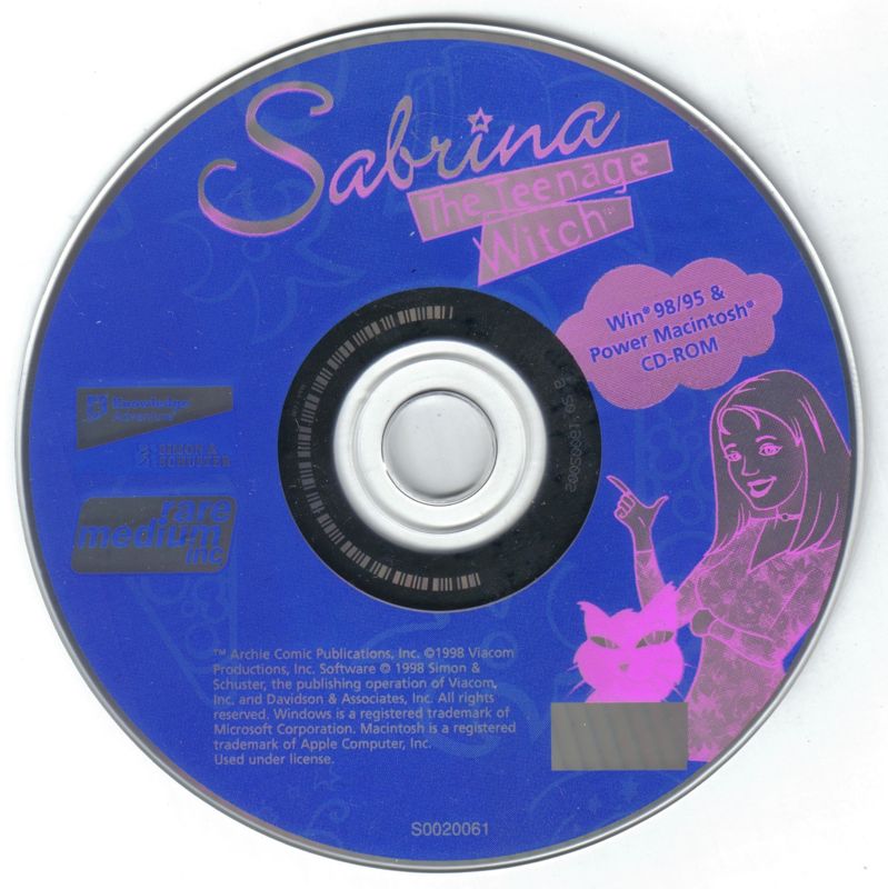 Media for Sabrina: The Teenage Witch - Spellbound (Macintosh and Windows)