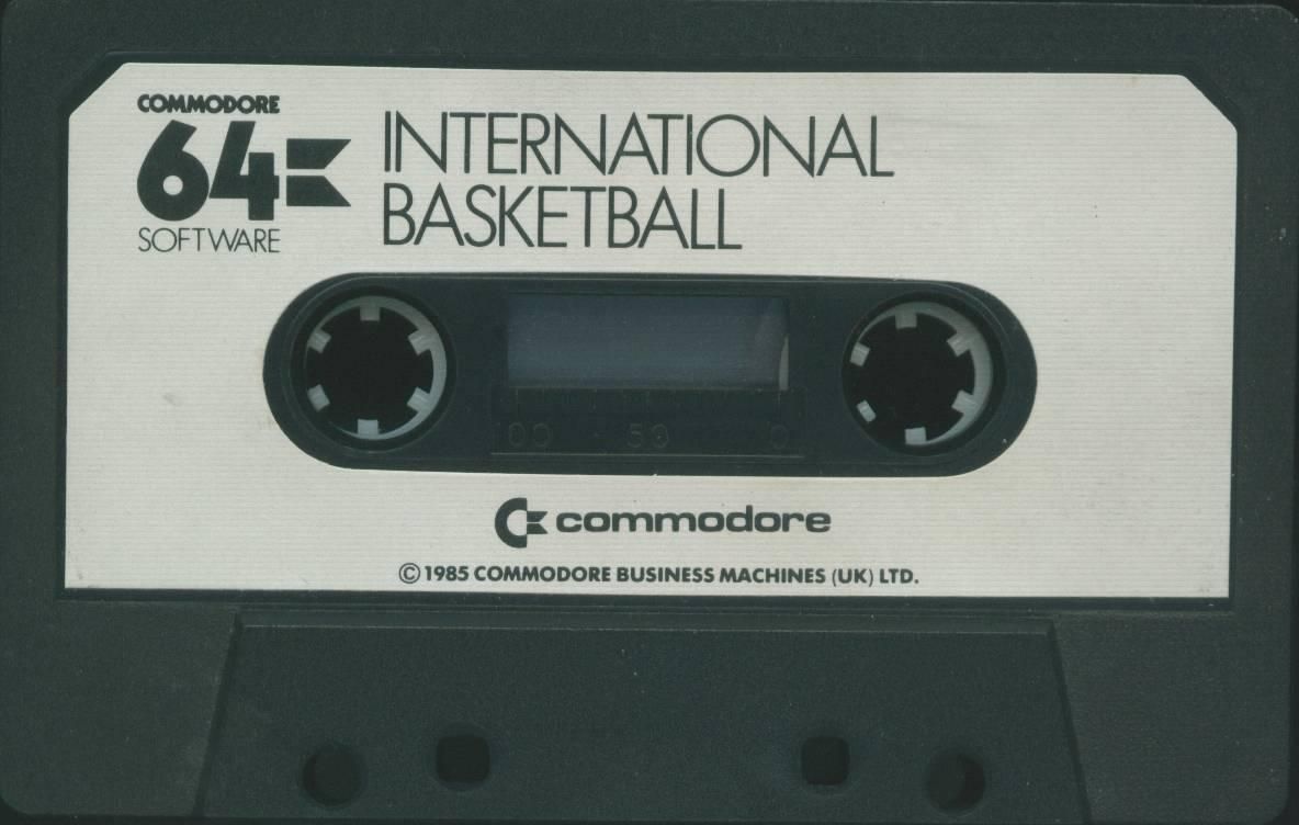 Media for International Basketball (Commodore 64)